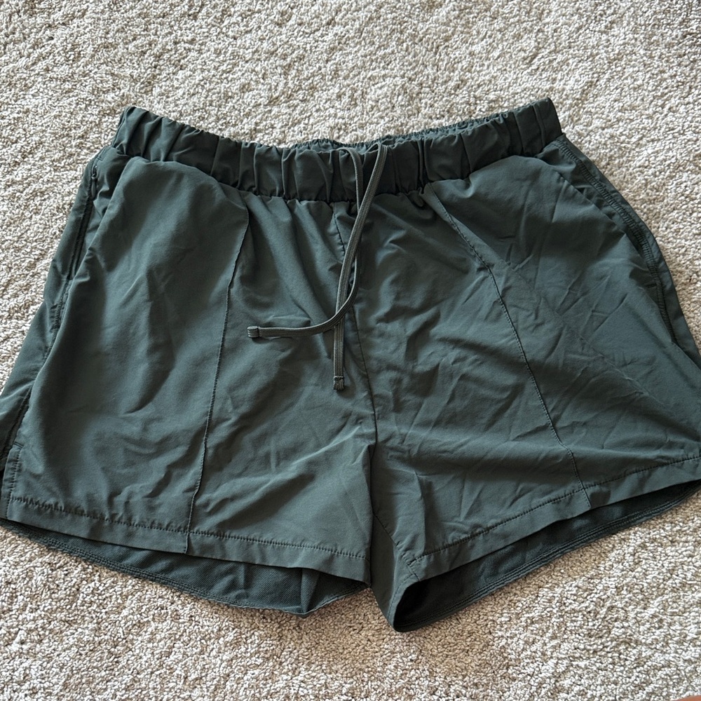 Zella Dark Green Athletic Shorts